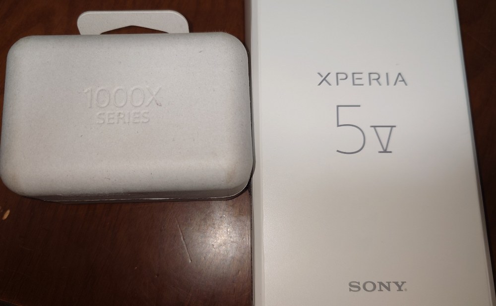 参考までにwf-1000XM4とXperia 5V