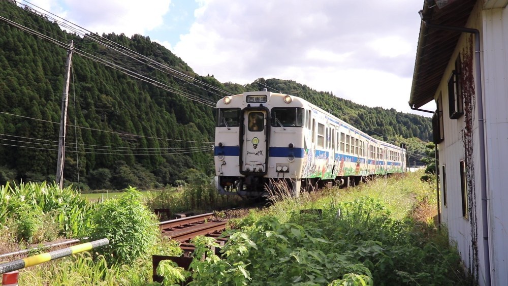 キハ47-9126+8134(2025年11月、多久-厳木間)