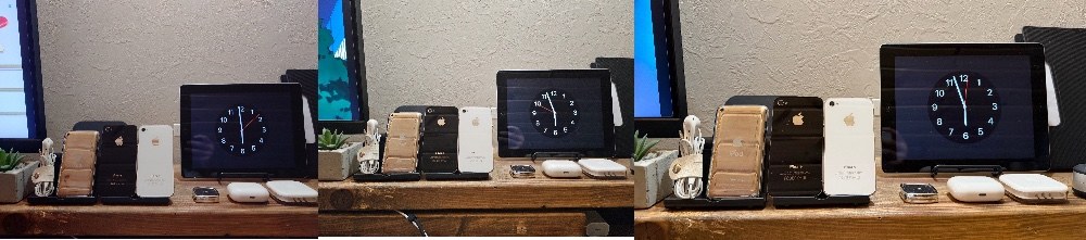 左：Xperiaは暗い、ほかは同じくらいキレイかな。