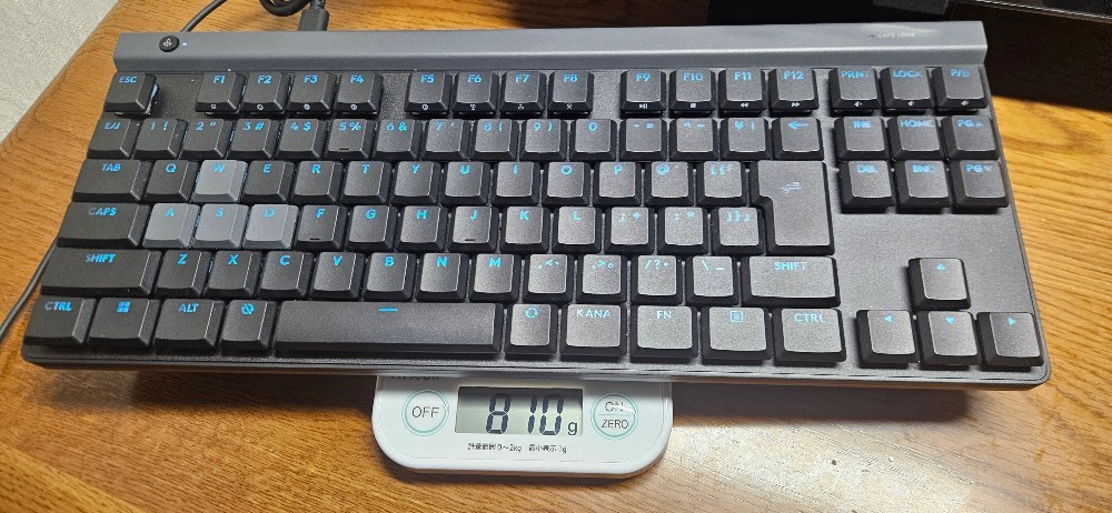 適当に近くにあったのを測定その2
