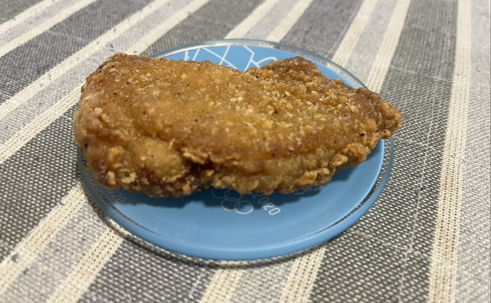 側面からだとスパイスがよく見える