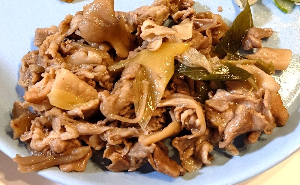 豚肉の舞茸炒め