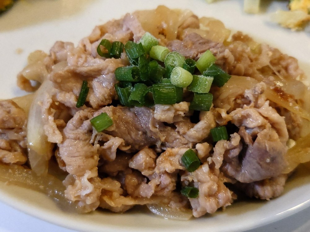 豚肉の味噌炒め♡