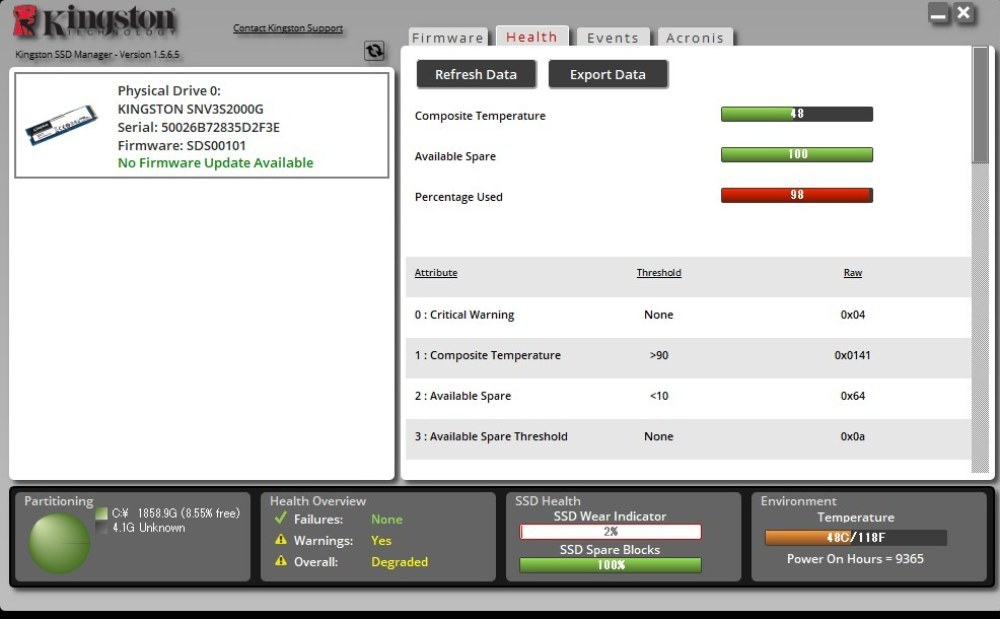 Kingston SSD Manager