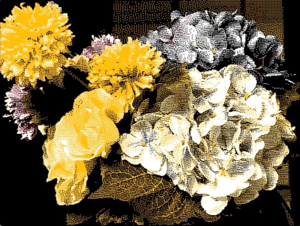 青系造花はちょっといまいち？
