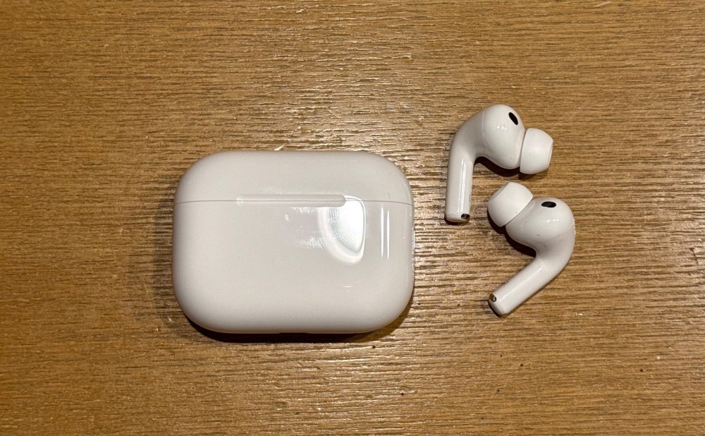 ちなみに充電ケース中央部にすでに傷あり。😭