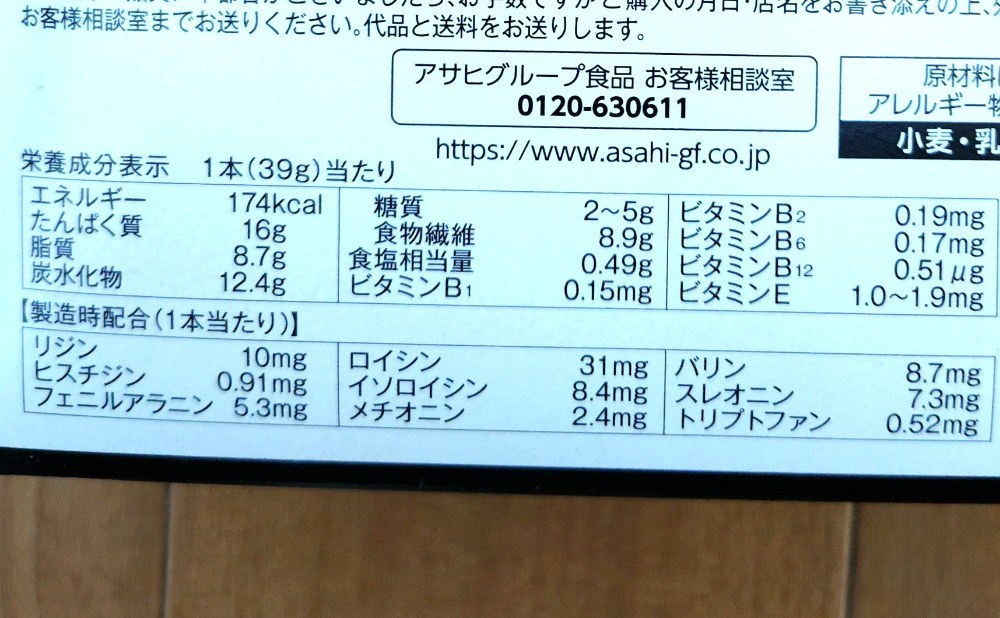 栄養成分表示
