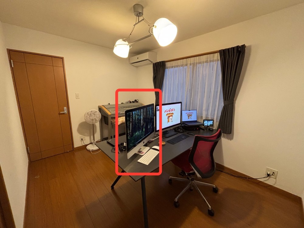 趣味用の部屋として改造後