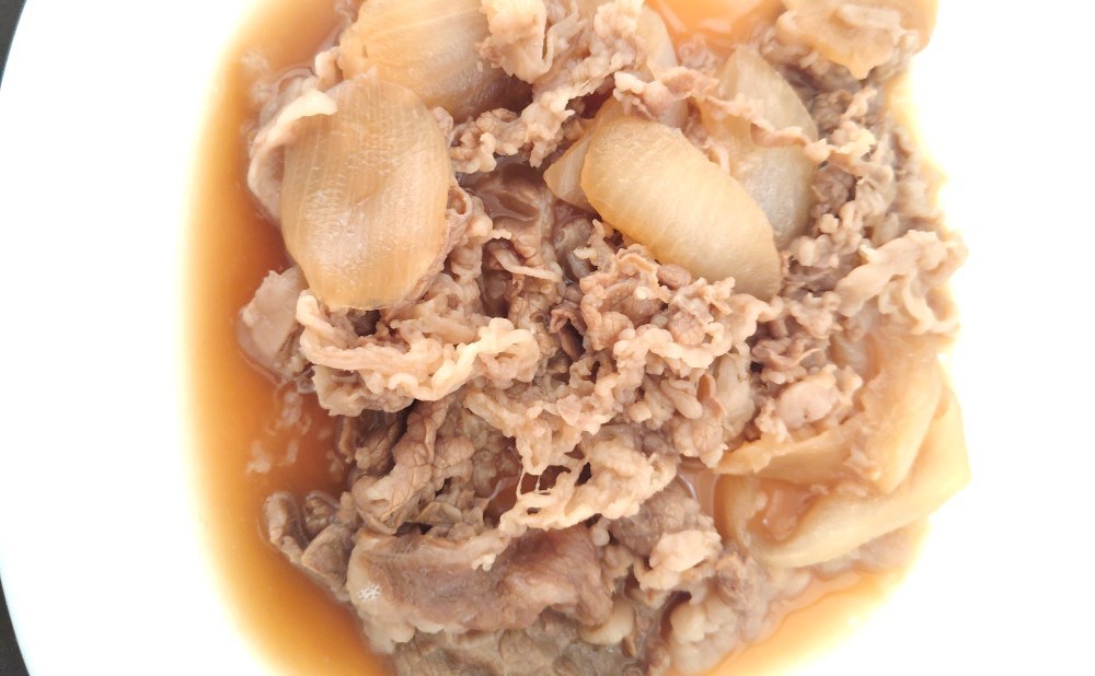 牛丼の具on the 皿
