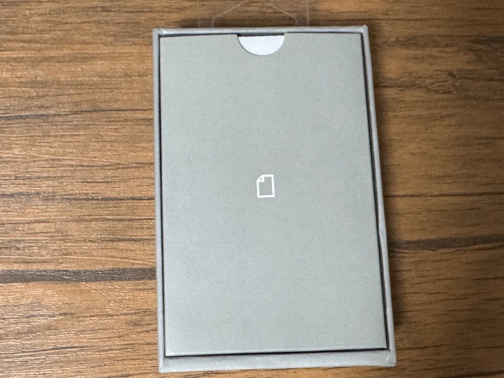 開封すると冊子が