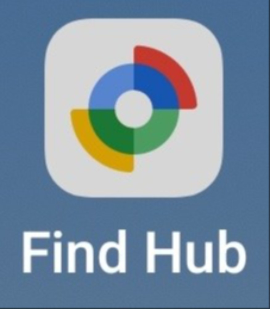 スマホ上のFind Hubのアイコン。