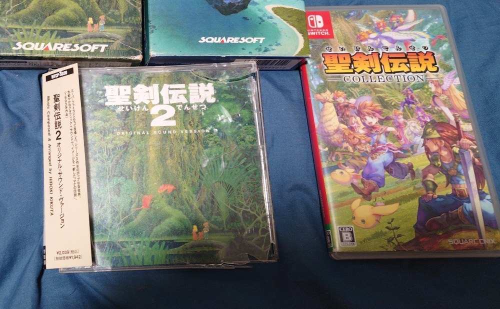 スイッチとサントラ2（3のサントラもあるのにすぐ出てこず）