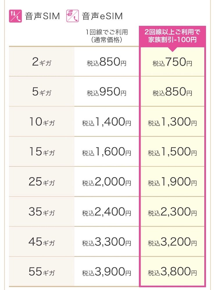 IIJmio公式サイト