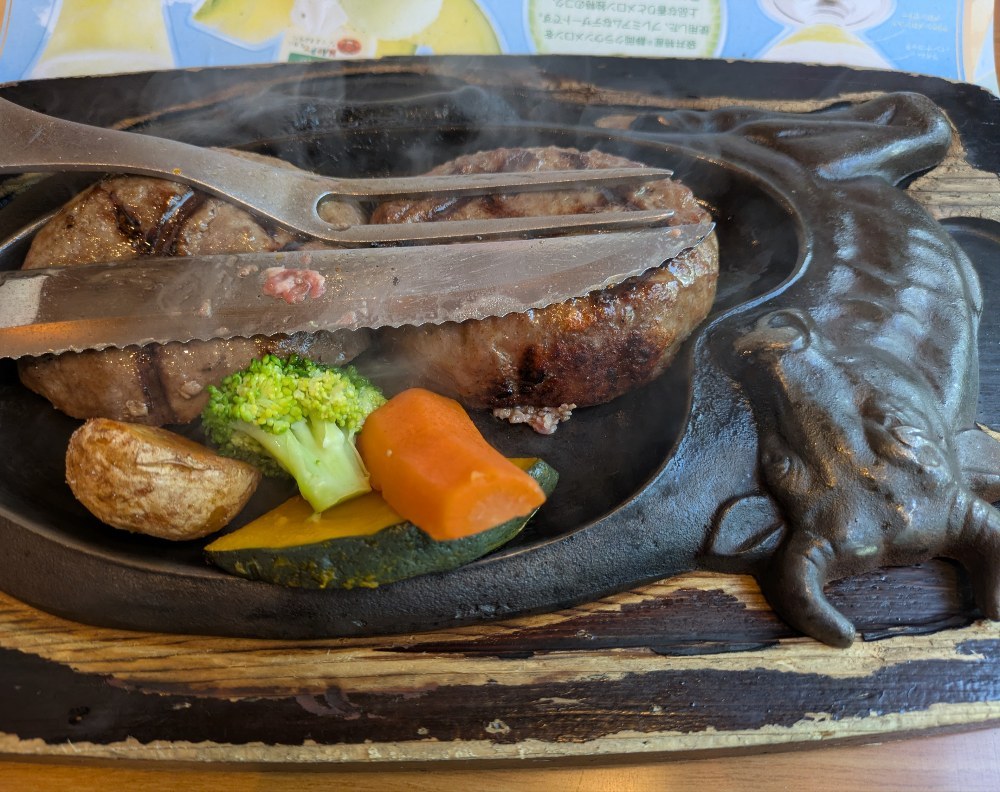 切断面もしっかりと焼いて貰えます。
