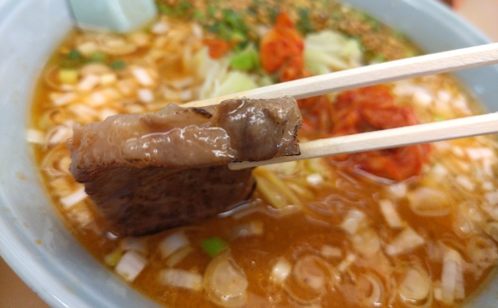 レギュラーメニューのチャーシューとは一味違った美味しさ
