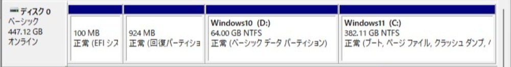 パーティション構造