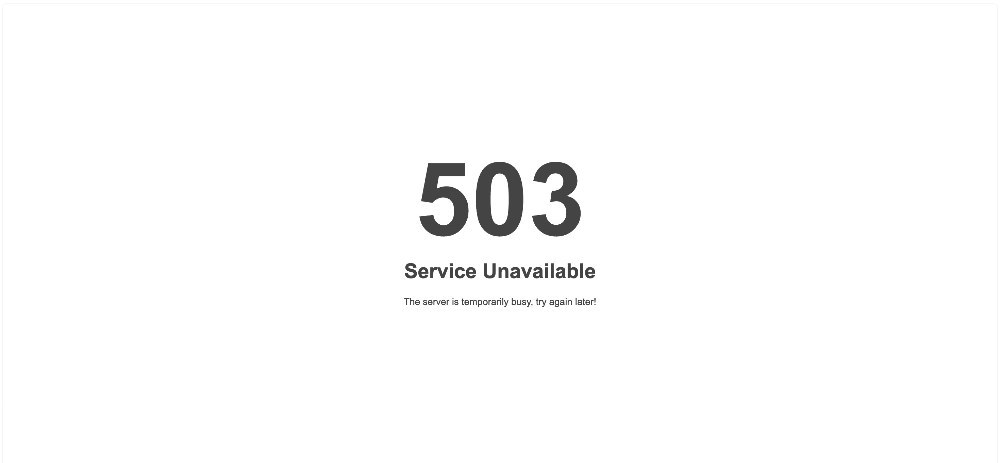 503って初めて見た