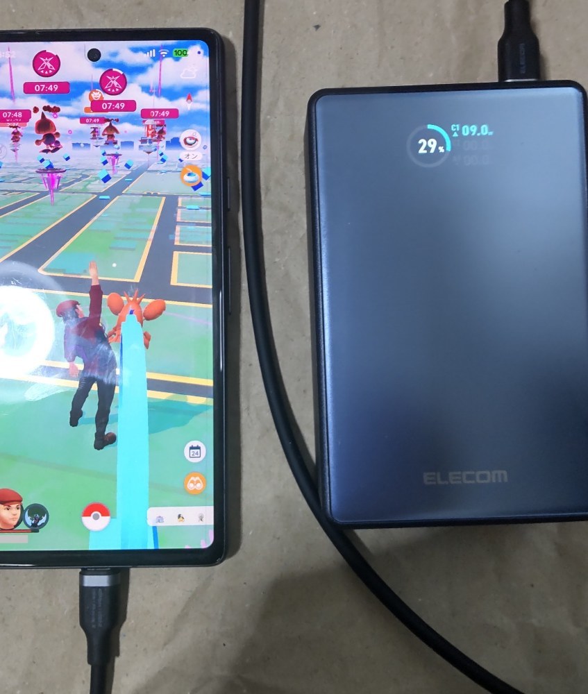 時間14:52、Pixel7a 100%、EC-C62MN 29%、9.0w