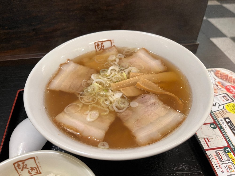 ラーメンのアップ