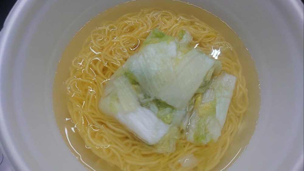 凍結乾燥された白菜がいい感じに覚醒