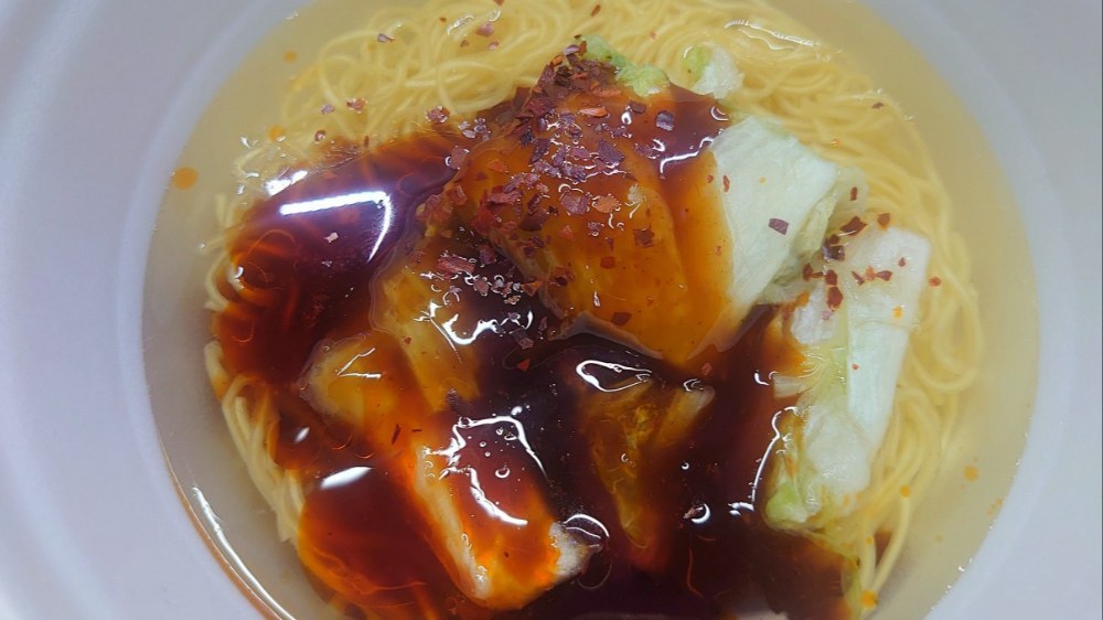 後入れスープを投入