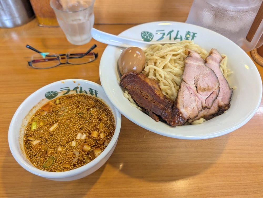 2026年8月31日撮影「辛ライムつけ麺」