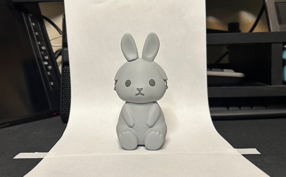 下を白のマステで止めてる