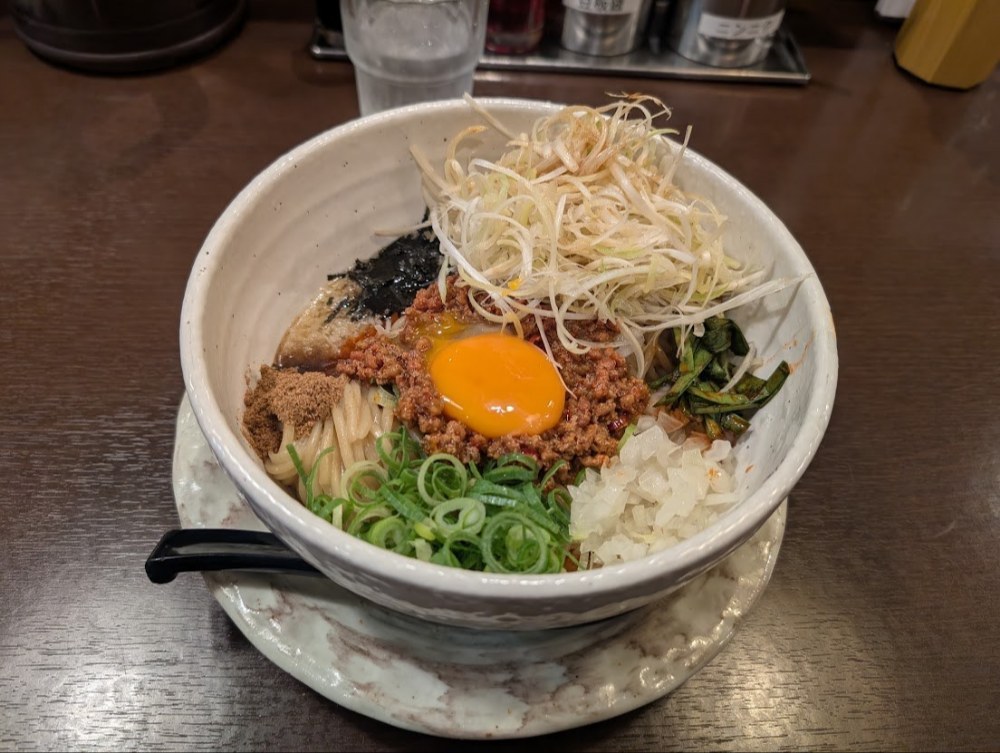 田ぶし 台湾まぜそば+味ネギトッピング