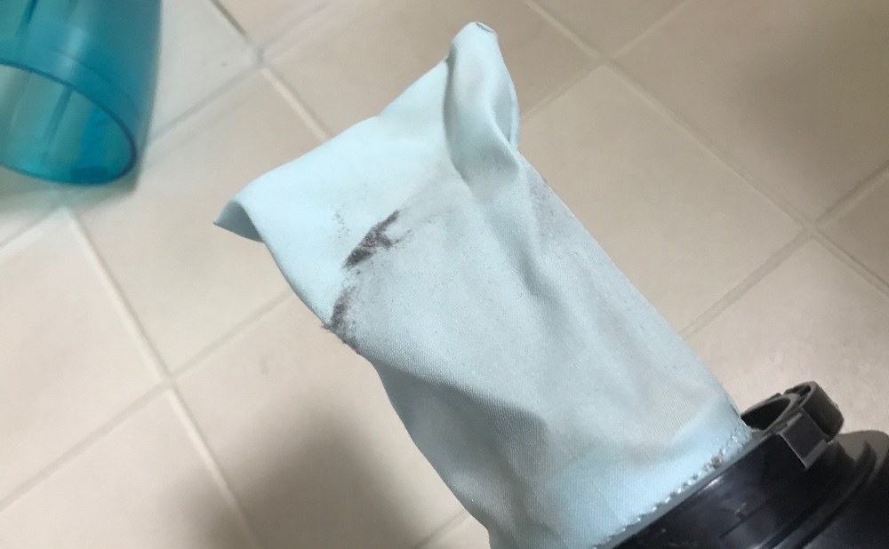 1年でこれくらいの埃がたまる