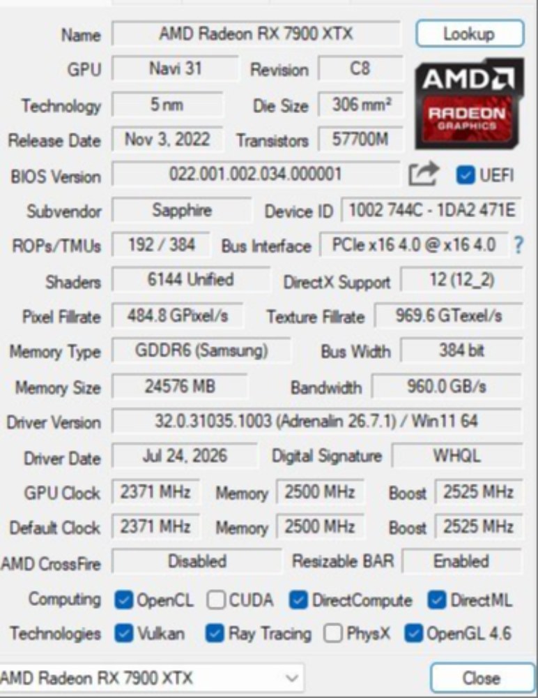 GPU-Zの画像