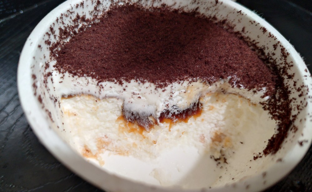 真ん中の色が違うのがコーヒーソース