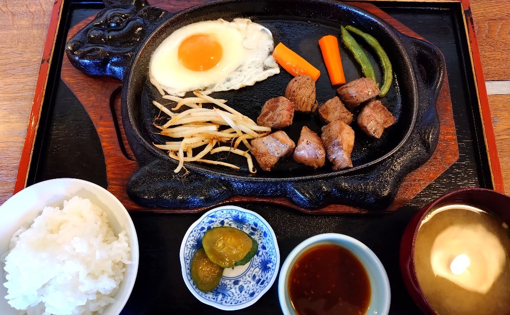 佐賀牛サイコロ定食