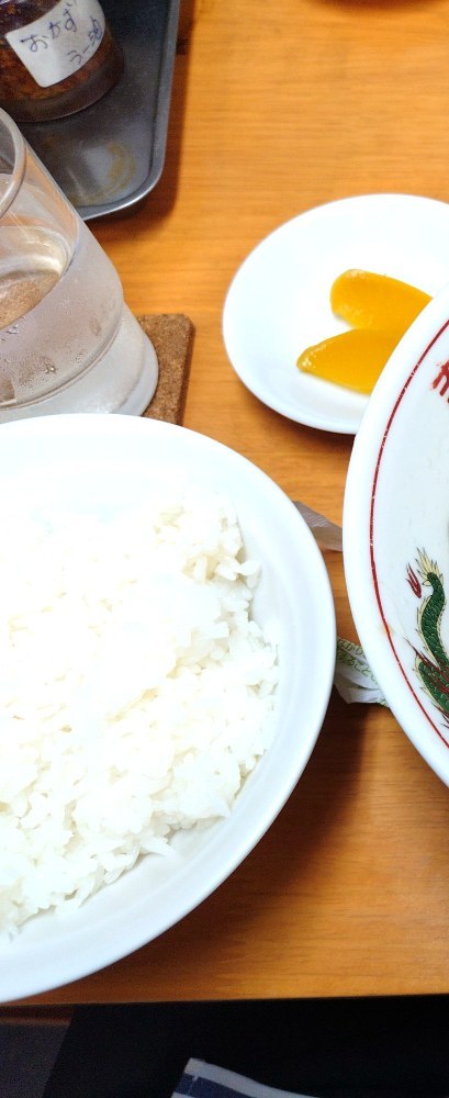 ご飯と漬物