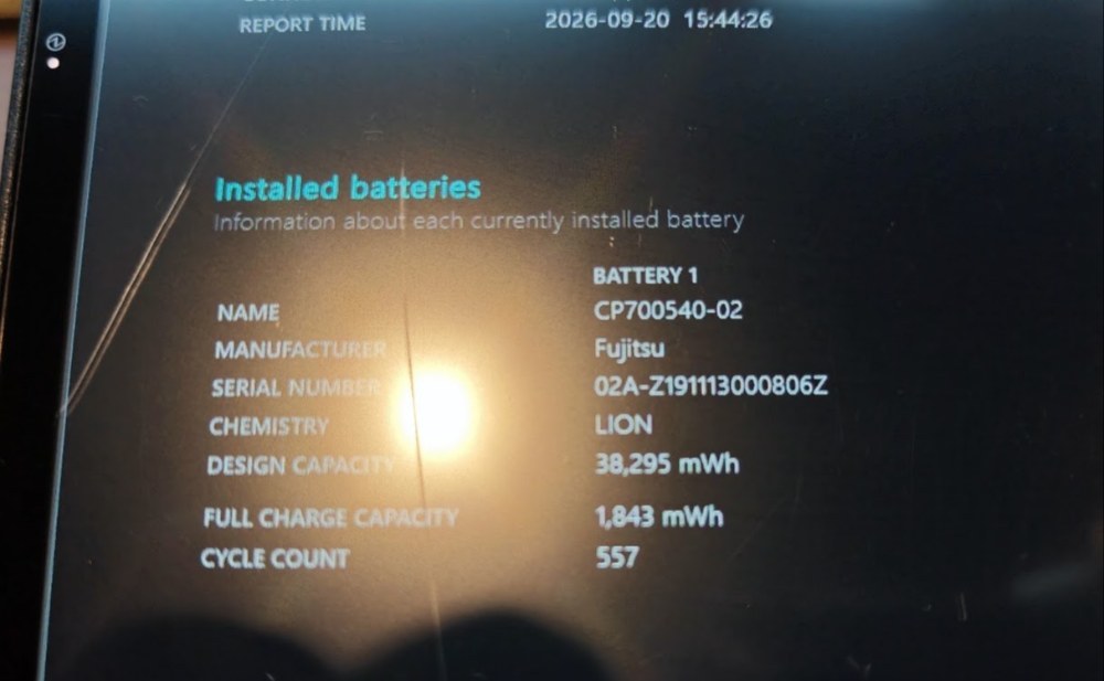 batteryreport