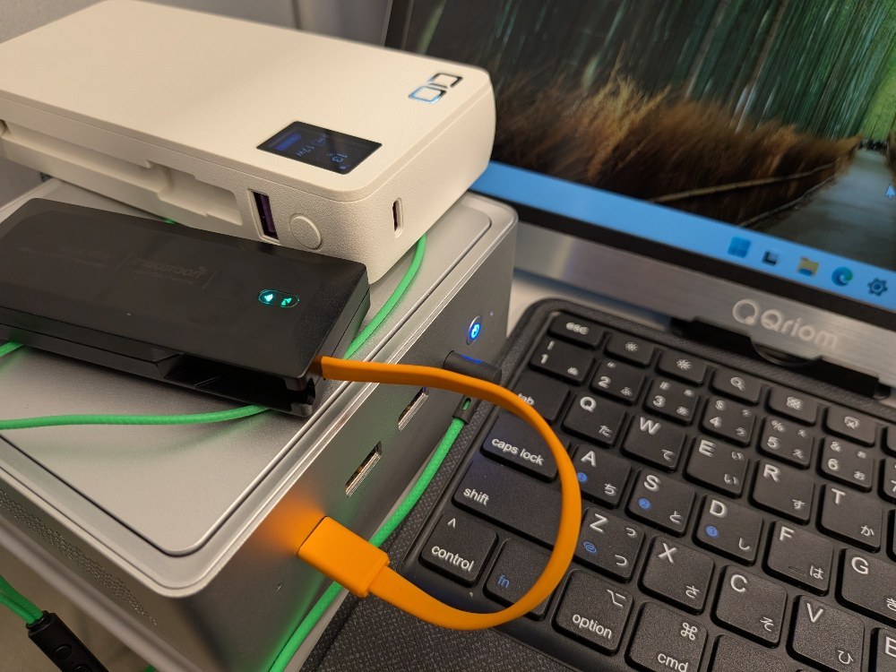 ミニPC前面への接続