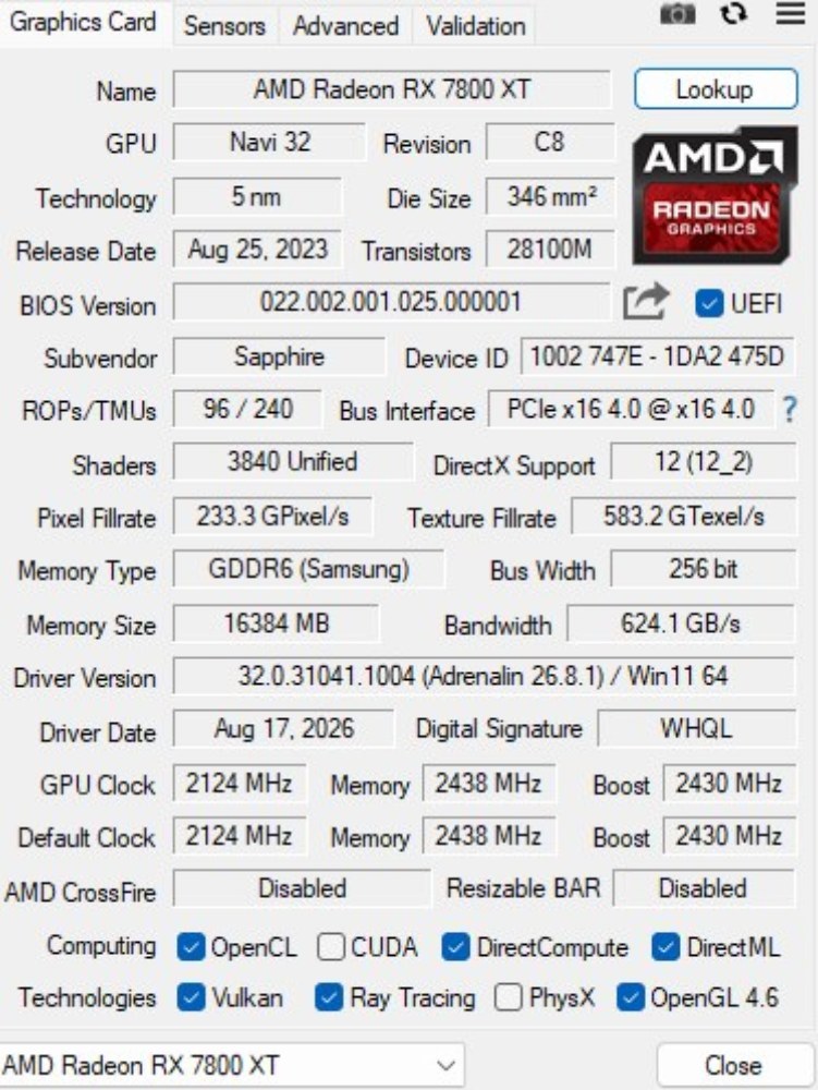 GPU-Z画像