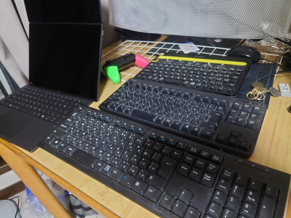 三つの残念キーボード
