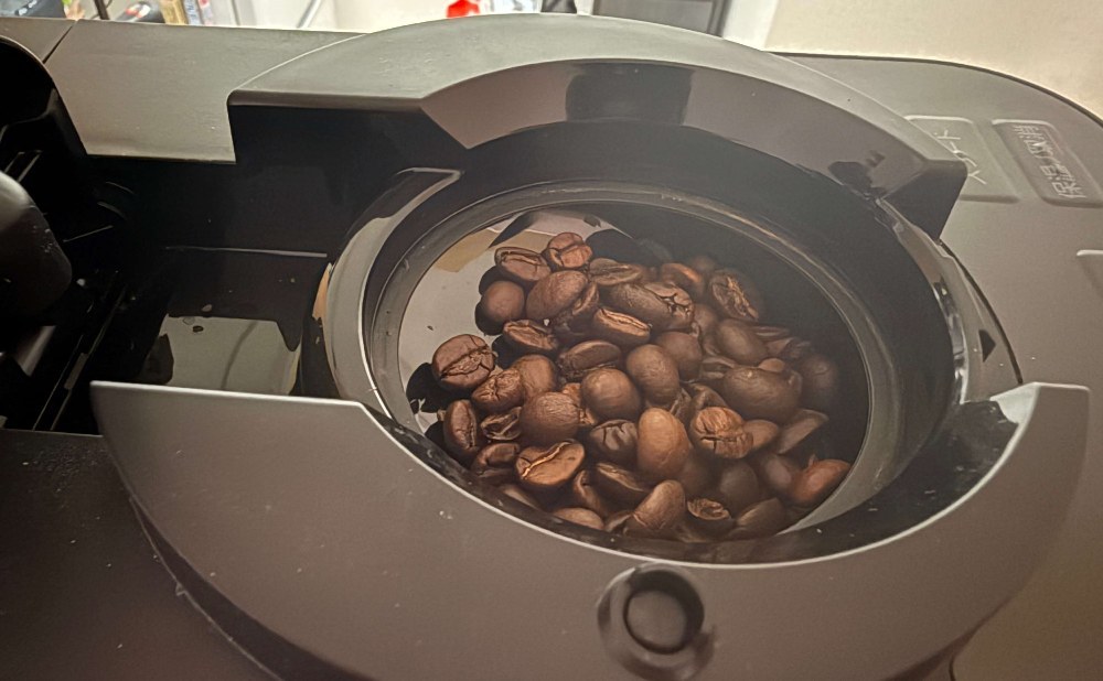 豆投入状態