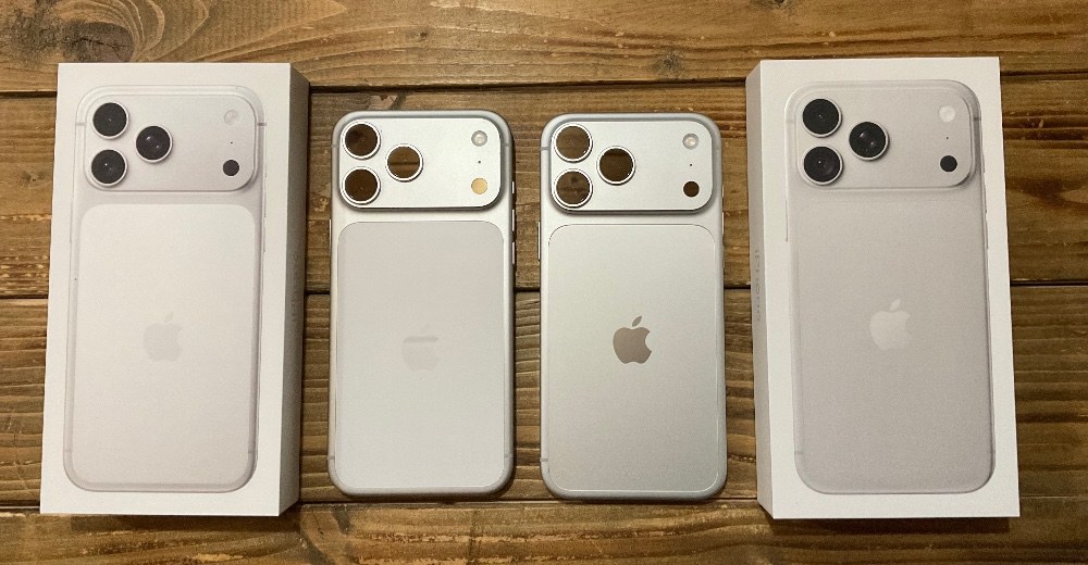 左:iPhone17 Pro Max 右:iPhone18 Pro Max