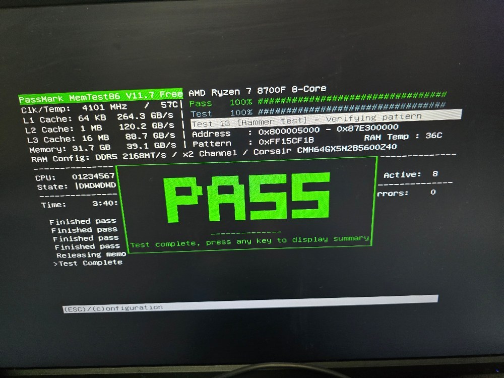 memtest86結果