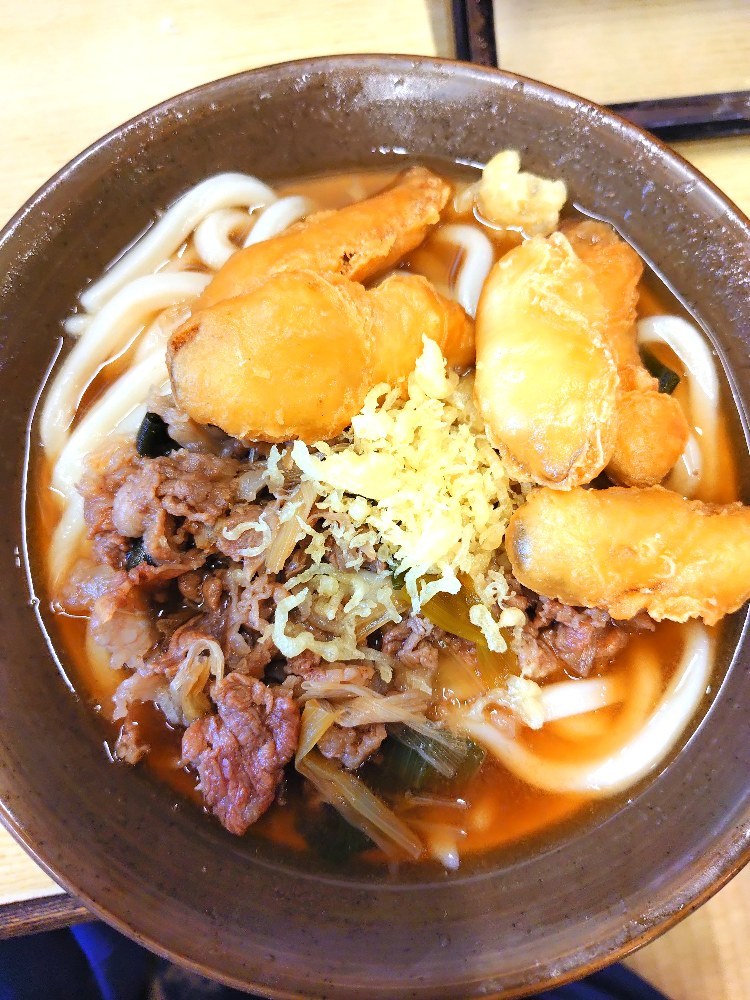 肉ごぼううどん