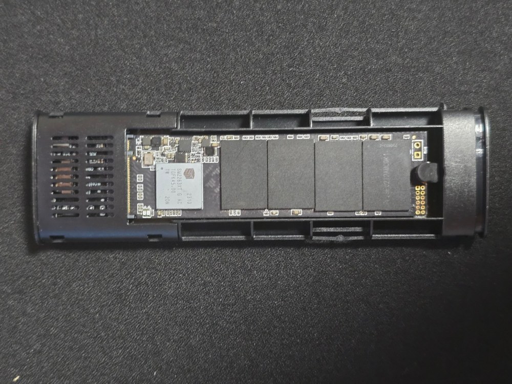 1TB SSD取付完了
