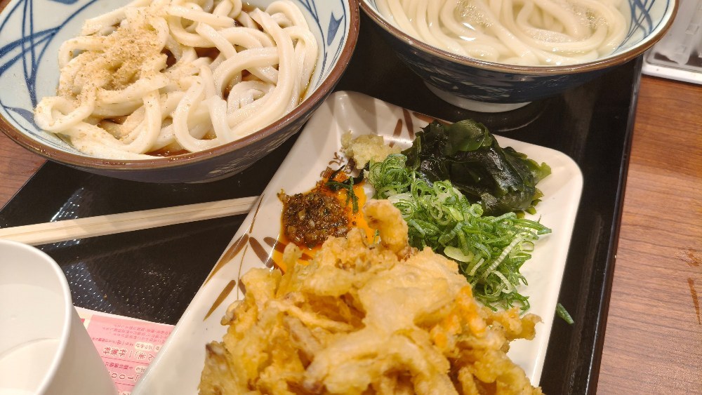 天ぷらに、薬味を分ける頭脳プレー？