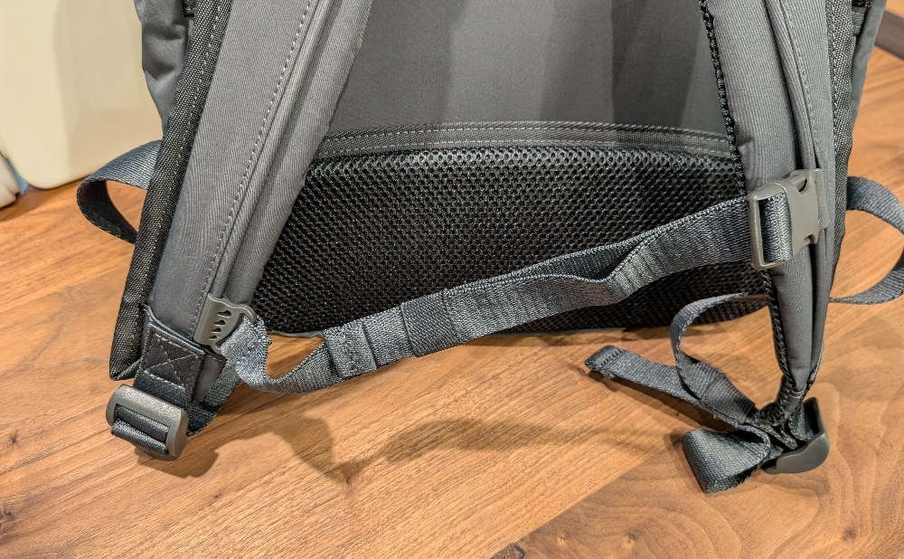 背負い紐のバックル