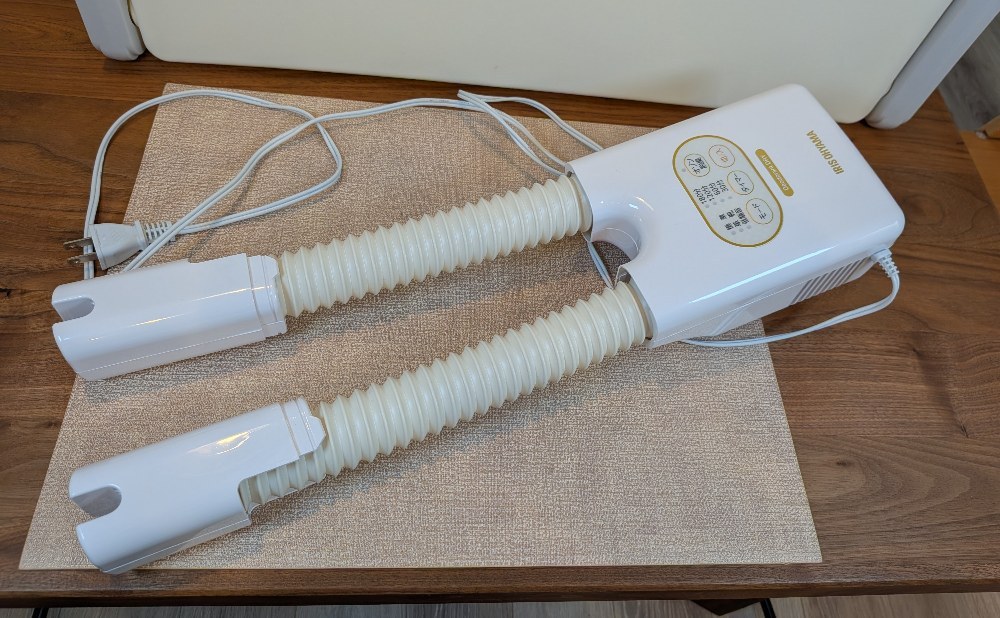 蛇腹ホースが結構伸びる！