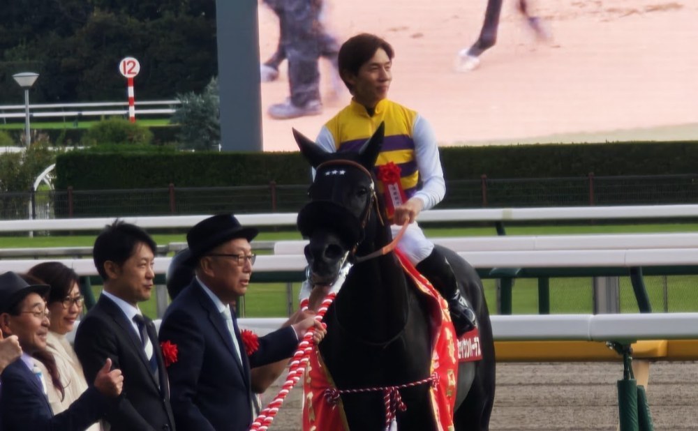 毎日王冠を勝ったセイウンハーデス号と幸英明騎手②