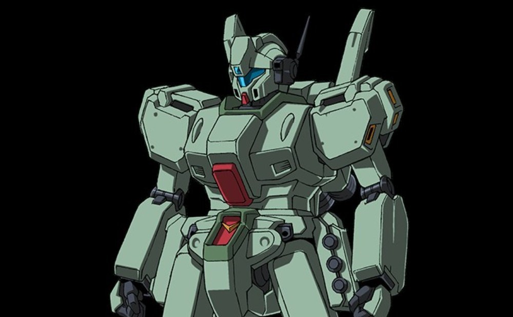 (参考)ガンダムオフィシャルより、ジム系列のジェガン。むしろこっちの顔に近い気がする。