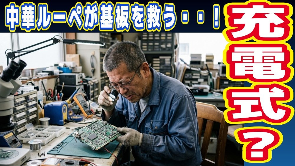 おっさん、目が悪いのにルーペ使って大変そう・・・