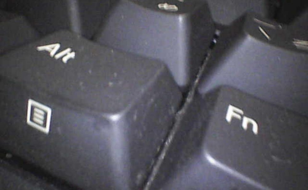 キーボード接写