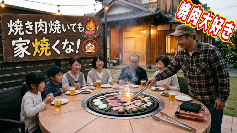 昔懐かしい、焼肉焼いても、家焼くなというフレーズ